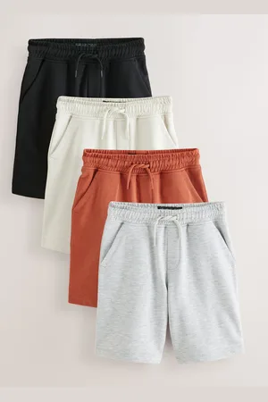 Next Greys/ /Stone Regular Fit Basic Shorts (3-16yrs)