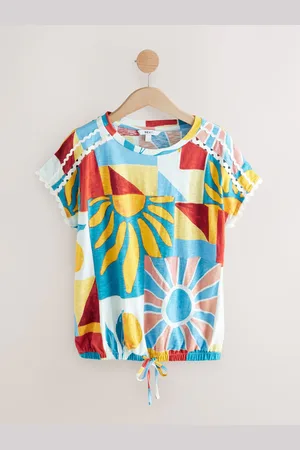 Next /Lemon Short Sleeve Bubblehem 100% Cotton T-Shirt
