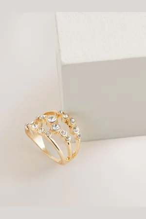 Next Tone Sparkle Ladder Ring