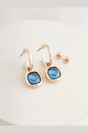 Next Tone Resin Drop Earrings