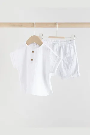Next Cheesecloth Baby 100% Cotton Top and Shorts Set (0mths-2yrs)