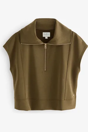 Next Khaki Modal Blend Lounge Top