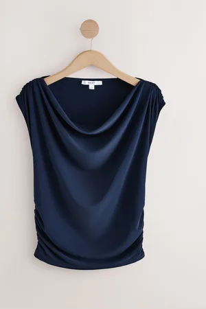 Next Sleeveless Drape Top