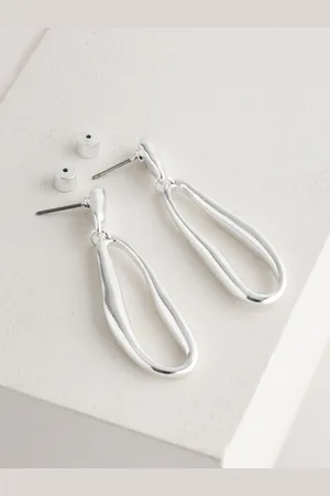 Next Tone Molten Drop Earrings