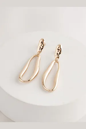 Next Tone Molten Drop Earrings