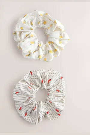 Next Chilli Print Hair Scrunchies 2 Pack