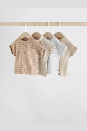 Next Baby Short Sleeve T-Shirts 4 Pack Set (0mths-2yrs)