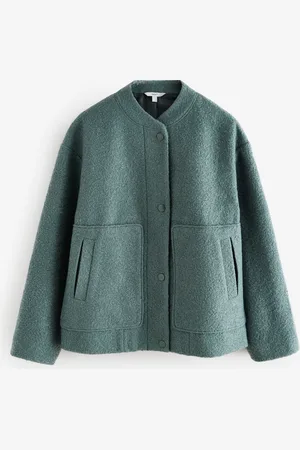 Next Teal Coatigan Bomber Jacket