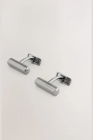 Next Gun Metal Bar Cufflinks