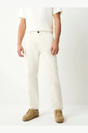 Next Ecru Slim Fit Stretch Chinos Trousers