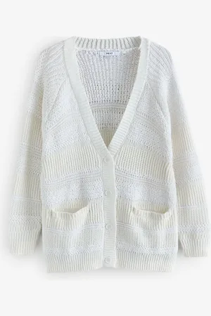 Next Button Up Knitted Stitch Cardigan