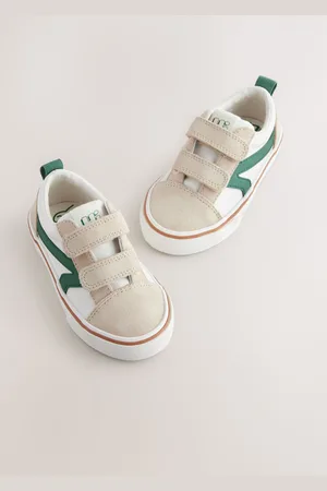 Next /Green Standard Fit (F) Touch Fastening Skate Trainers