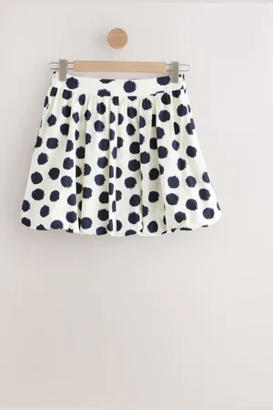 Next Spot 100% Cotton Bubble Hem Mini Skirt