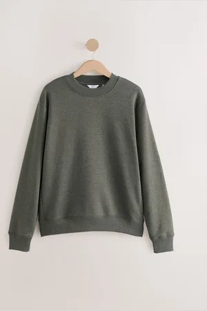 Next Marl Rich Jersey Crew Sweatshirt