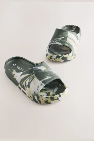 Next Khaki Marble Sliders