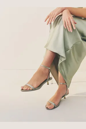 Next Sage Forever Comfort Bridesmaid Round Toe Low Heel Simple Sandals