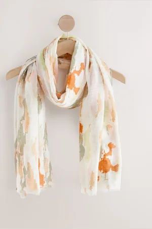 Next Pastel Print with Foil Lightweight Scarf
