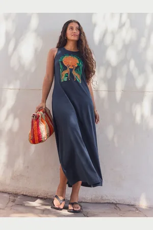Next Jersey Graphic Print Maxi Dress
