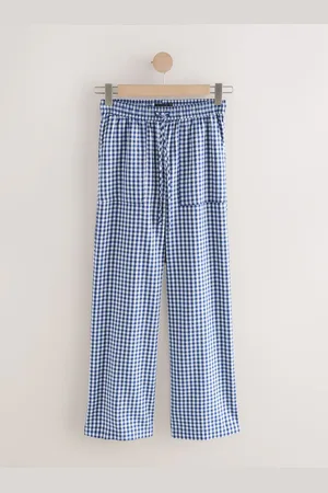 Next Pull On Gingham Trousers