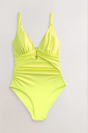 Next Lime Utrim Tummy Control Plunge Swimsuit