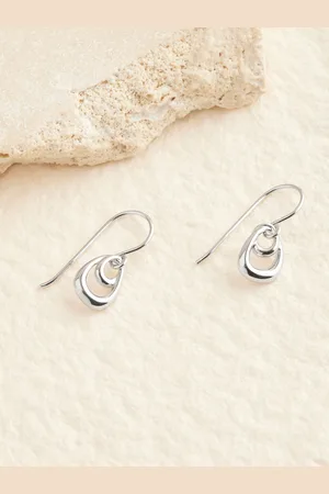 Next Sterling Swirl Drop Earrings