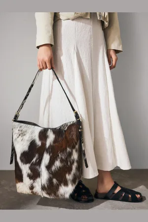 Next Animal Leather Shoulder Bag