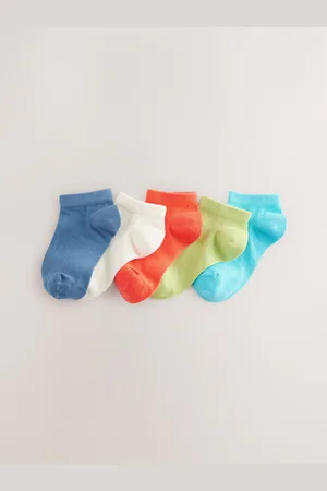 Next Bright Plains Cotton Rich Trainer Socks 5 Pack