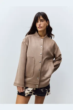 Next Faux Suede Bomber Jacket