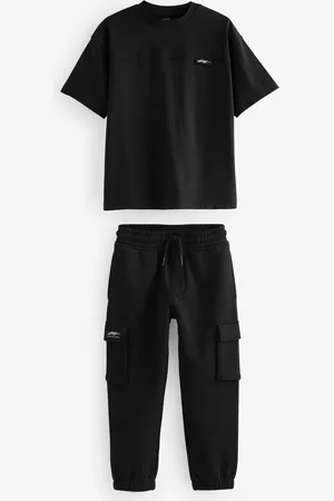 Next 100% Cotton Short Sleeve Utility T-Shirt and Joggers Set (3-16yrs)