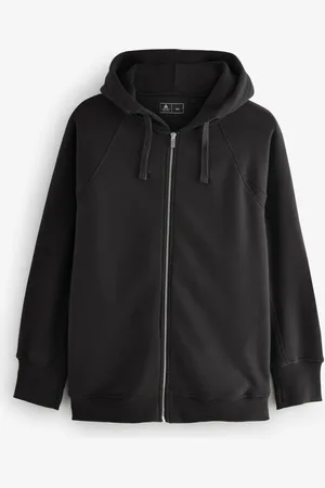 Next Active Soft Touch Longline Zip Up Hoodie