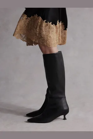 Next Tabitha Simmons Isabella Kitten Heel Knee High Boots