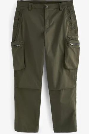 Next Khaki Regular Fit Soft Touch Utility Cargo Trousers