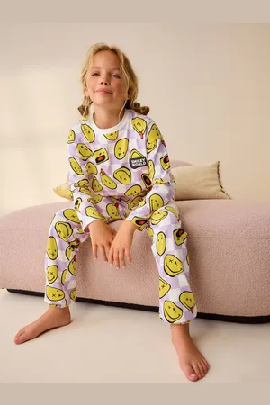 Next Purple/ License Smiley Jogger Pyjamas (3-16yrs)