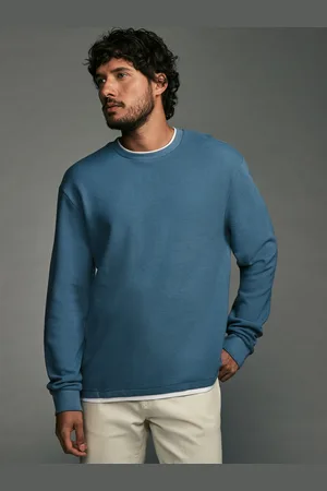 Next Texture Long Sleeve Mock Layer Jumper