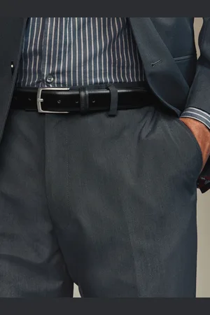 Next Textured Ripple Leather Belt