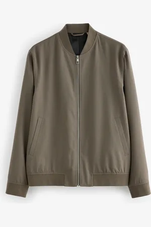 Next Taupe Smart Bomber Jacket