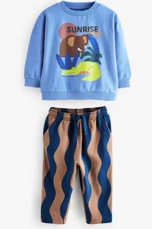 Next Safari Long Sleeve Top and Joggers Set (3mths-7yrs)