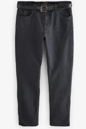 Next Blue Slim Fit Belted Authentic Jeans