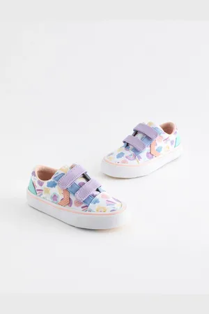 Next Character Touch Fasten Strap Printed Trainers