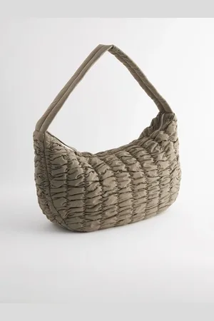 Next Khaki Padded Shoulder Bag
