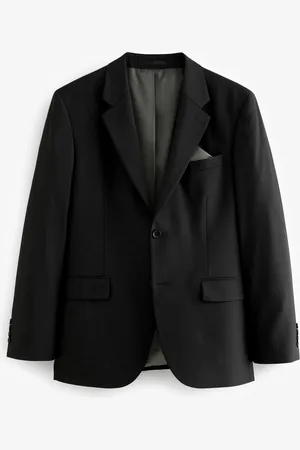Next Tailored Fit Wool Blend Motionflex Suit Jacket