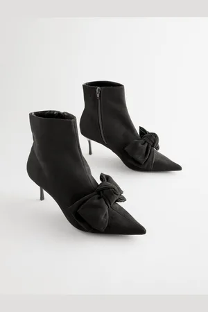 Next Forever Comfort Bow Detail Skinny Heeled Boots