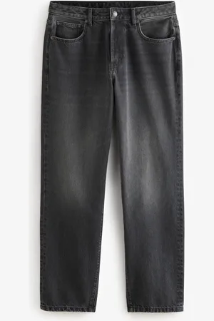 Next Washed Hourglass Rigid Straight Leg 100% Cotton Jeans