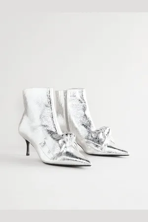 Next Forever Comfort Bow Detail Skinny Heeled Boots