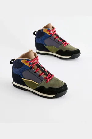 Next /Khaki Panelled Walking Boots