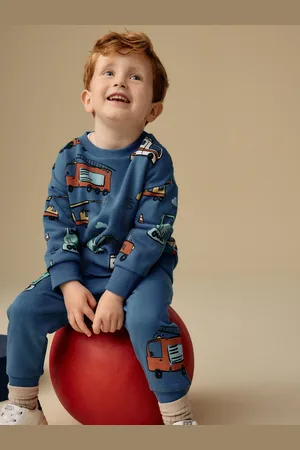 Next Vehicles All-Over Print Character Sweatshirt and Joggers Set (3mths-7yrs)