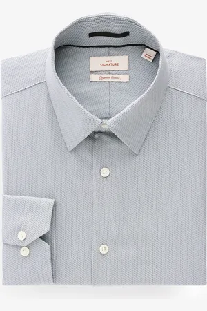 Next Slim Fit Premium Two-Fold Cotton Shirt