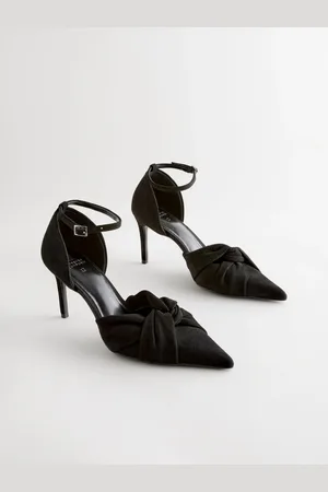 Next Forever Comfort Standard/Wide Fit Leather Knot Point Toe Heel Court Shoes