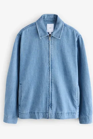 Next Light Denim Zip Through 100% Cotton Shacket