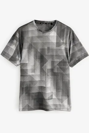 Next /White Mono Active Gym Printed Training T-Shirt